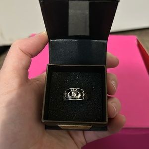 Claddagh Ring with diamond